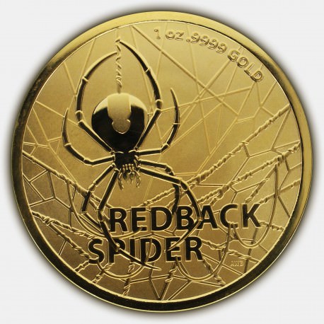 RAM 1 oz GOLD REDBACK SPIDER 2020 $100