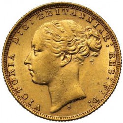FULL GOLD SOVEREIGN 1872