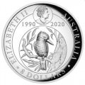 30th Anniversary Australian Kookaburra 2020 5oz Silver Proof High Relief Gilded Coin 