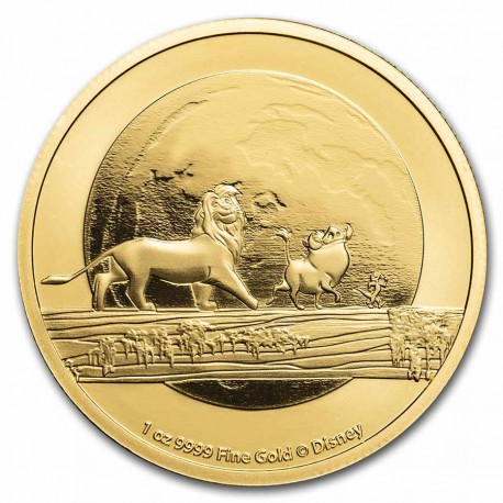 1 oz GOLD 25th anniversary LION KING THE CIRCLE OF LIFE 2020 $250