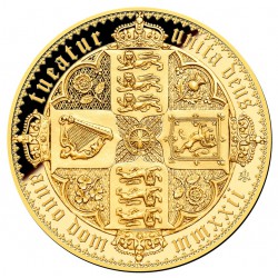 ST HELENA 2 oz GOLD GOTHIC CROWN - Saint-Helena, Ascension and Tristan da Cunha 2022 Proof
