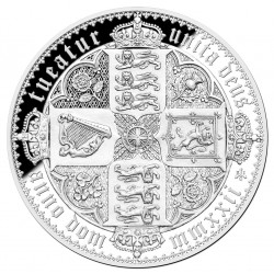 ST HELENA 1 oz Silver GOTHIC CROWN - Saint-Helena, Ascension and Tristan da Cunha 2022 Proof Masterpiece