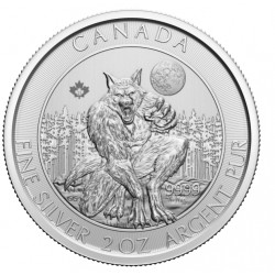 Canada 2 oz silver CREATURES OF THE NORTH: THE WEREWOLF 2021 $10