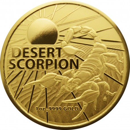 RAM MOST DANGEROUS 1 oz GOLD DESERT SCORPION 2022 $100