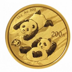 Gold CHINA PANDA 15 GR 2022 Yuan 200