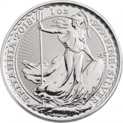 1 oz silver BRITANNIA 2018 £2 BU