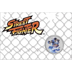 PM 1oz silver STREET FIGHTER 2022 CHUN LI $1 Coloured in CARD Australia