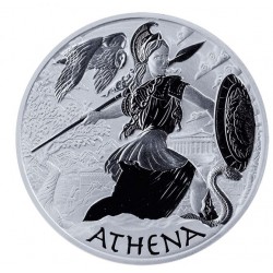 PM 1 oz silver GODS OF OLYMPUS 2022 ATHENA BU $1