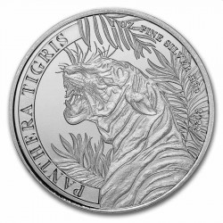 LAOS 1 oz silver TIGER 2022 Panthera Tigris 500 KIP