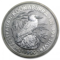 1 oz silver KOOKABURRA 1990 $1 BU
