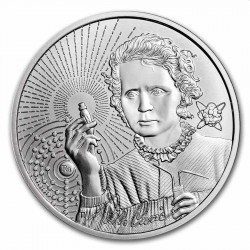 1 oz silver ICONS OF INSPIRATION 2023 MARIE CURIE bu