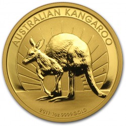 1 oz gold NUGGET 2011 $100 BU