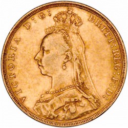FULL GOLD SOVEREIGN 1888