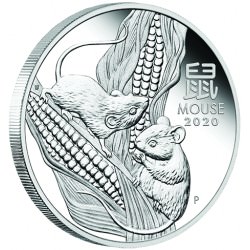 SILVER 2020 Year of the Mouse 1/2 oz PROOF $0.50