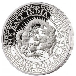 1 oz silver CHINESE TRADE DOLLAR 2019 - PROOF
