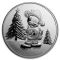 NIUE 1 oz silver Mickey Mouse CHRISTMAS 2019 $2