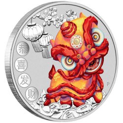PM Chinese New Year 2020 1oz Silver Coin DRAGON DU NOUVEL-AN CHINOIS 