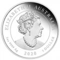 PM One Love 2020 1oz Silver Proof Coin CADEAU AMOUREUX ST-VALENTIN