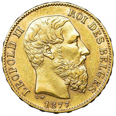 20 fr GOLD LEOPOLD II