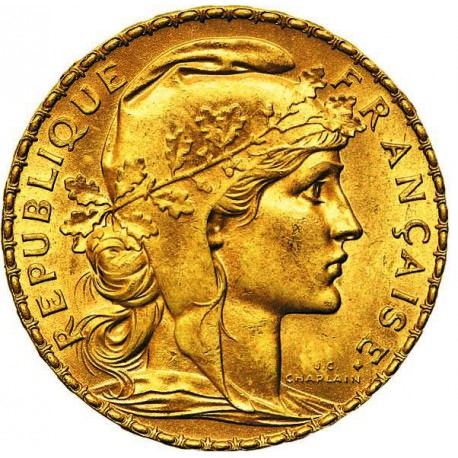 20 fr GOLD LEOPOLD II