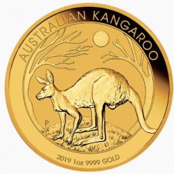 PM 1 oz GOLD NUGGET 2019 BU $100 Australia