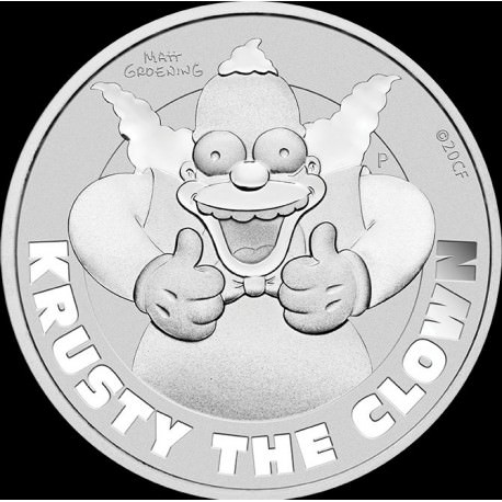 Perth Mint 1 oz silver HOMER SIMPSON 2019 D'OH! 