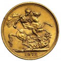 FULL GOLD SOVEREIGN 1872