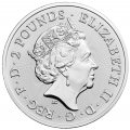 UK 1 oz silver QUEEN 2020 £2