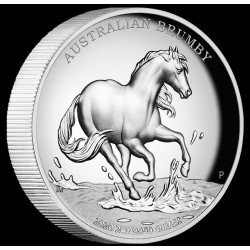 2 oz silver Australian BRUMBY HORSE 2020 $2 PROOF
