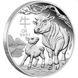 SILVER 2020 Year of the Mouse 1 oz PROOF $1