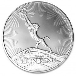 1 oz silver 25th anniversary LION KING 2019 $2 