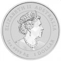 Australian Lunar Series III 2021 Year of the Ox 1oz Silver Gilded Coin