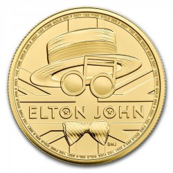 u.k. 1 oz GOLD Music Legends 2021 BU £100 ELTON JOHN