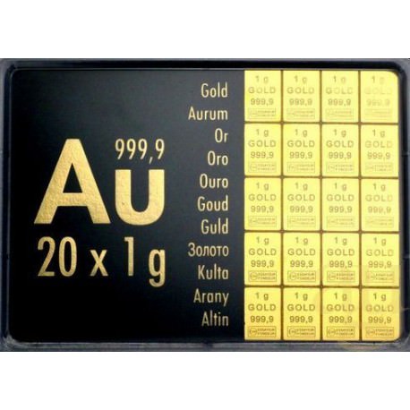 10 gr COMBIBAR GOLD - 10 x 1gr