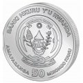 1 oz SILVER RWANDA OKAPI 2021 CFA 50