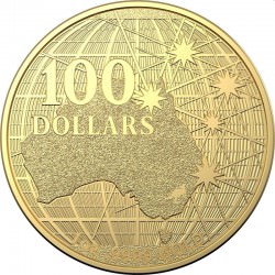 RAM 1 oz gold AUSTRALIA BENEATH THE SOUTHERN SKIES 2020 BU $100 KANGAROO