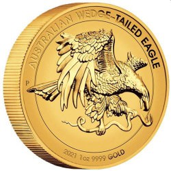 Australian Wedge-Tailed Eagle 2021 1oz Gold High Relief Coin