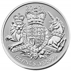 U.K. 1 oz silver The ROYAL ARMS 2021 £2