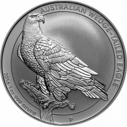 1 oz silver WEDGE-TAILED EAGLE 2016 bu $1