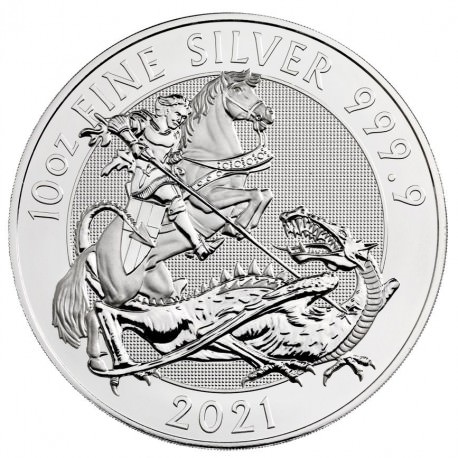 U.K. 10 oz The 2020 Silver Valiant Silver Bullion Coin