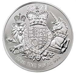 U.K. 10 oz silver The ROYAL ARMS 2021 £10