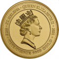 ST HELENA 1 oz GOLD The QUEEN'S VIRTUES VICTORY 2021 £100