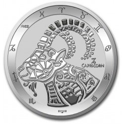 Tokelau 1 oz silver ZODIAC SERIES CAPRICORN $5 BU