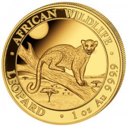 GOLD 1 oz LEOPARD 2021 SOMALIA 1000 Shillings