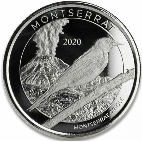 1 oz silver MONTSERRAT 2019 Eastern Caribbean N°5 / 8 EC2 $2