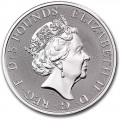 U.K. 2 oz silver QUEEN'S BEAST 2021 The WHITE GREYHOUND OF RICHMOND £5
