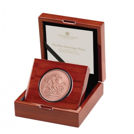 The Five-Sovereign Piece 2021 Gold Brilliant Uncirculated Coin