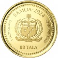 Samoa 1 oz gold DRAGON 2024 Proof Like Coa + box