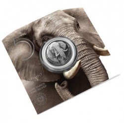 1 oz silver SAM BIG FIVE 2 ELEPHANT 2021 Rand 5 BU