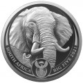 1 oz silver SAM BIG FIVE 2 ELEPHANT 2021 Rand 5 BU